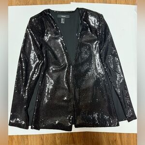 Forever 21 Shimmering Black Sequin Blazer